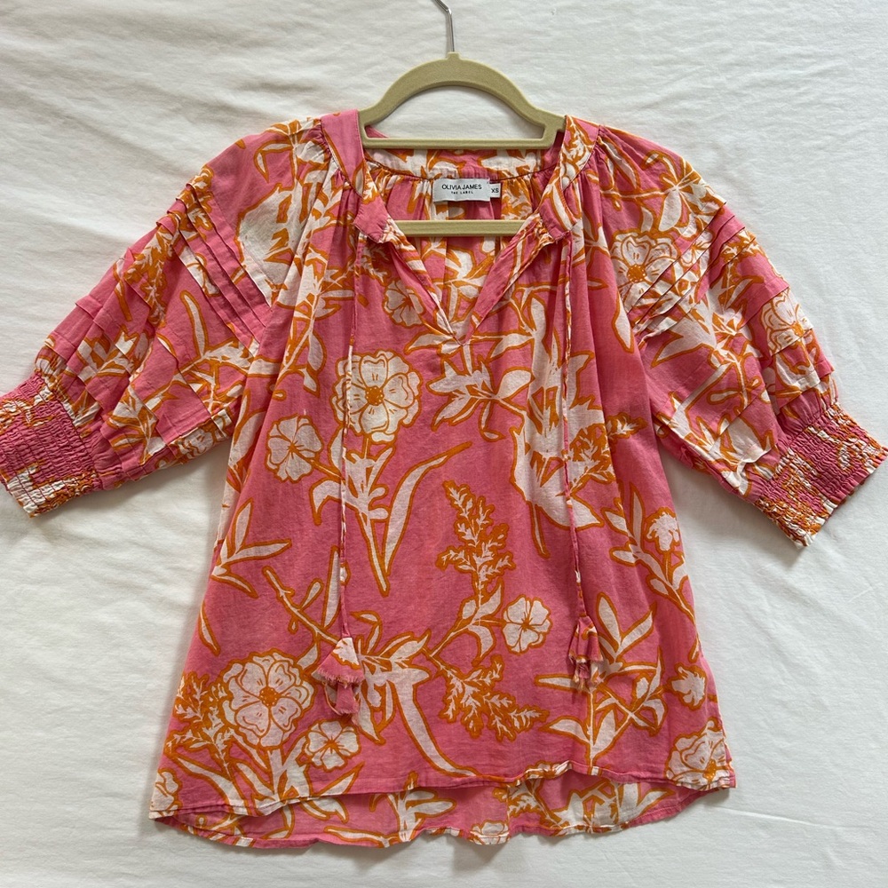 Olivia James The Label Floral Top XS